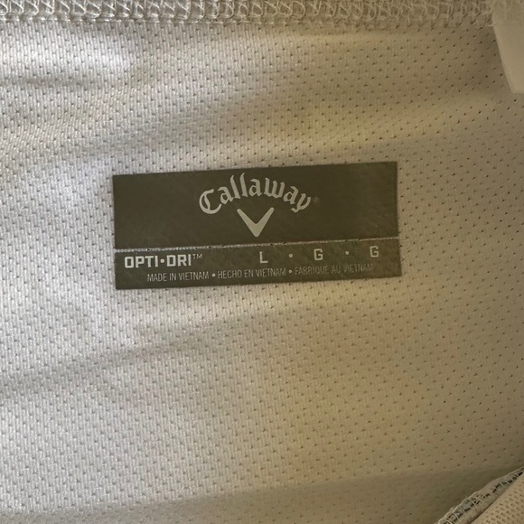 CALLAWAY Geo Floral Print Wrap Golf Skort in Brilliant White - Picture 7 of 9